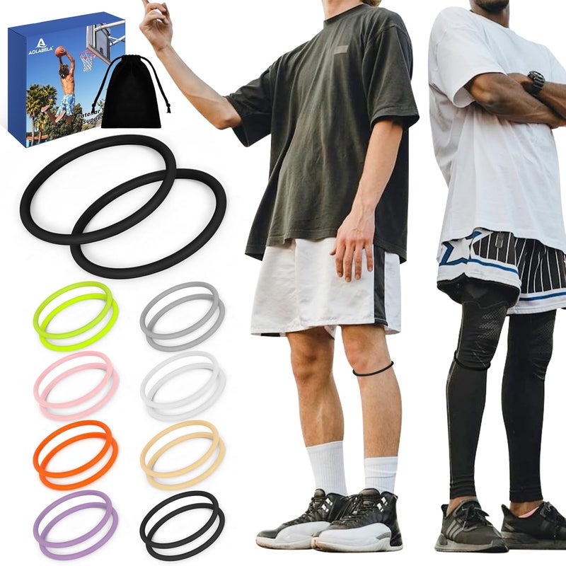 Aolabela 2PCS Patellar Tendon Knee Strap Knee Band for Knee Pain Relief Patella Band for Basketball Running Sports Breathable Patellar Tendon Support Strap - Image 1